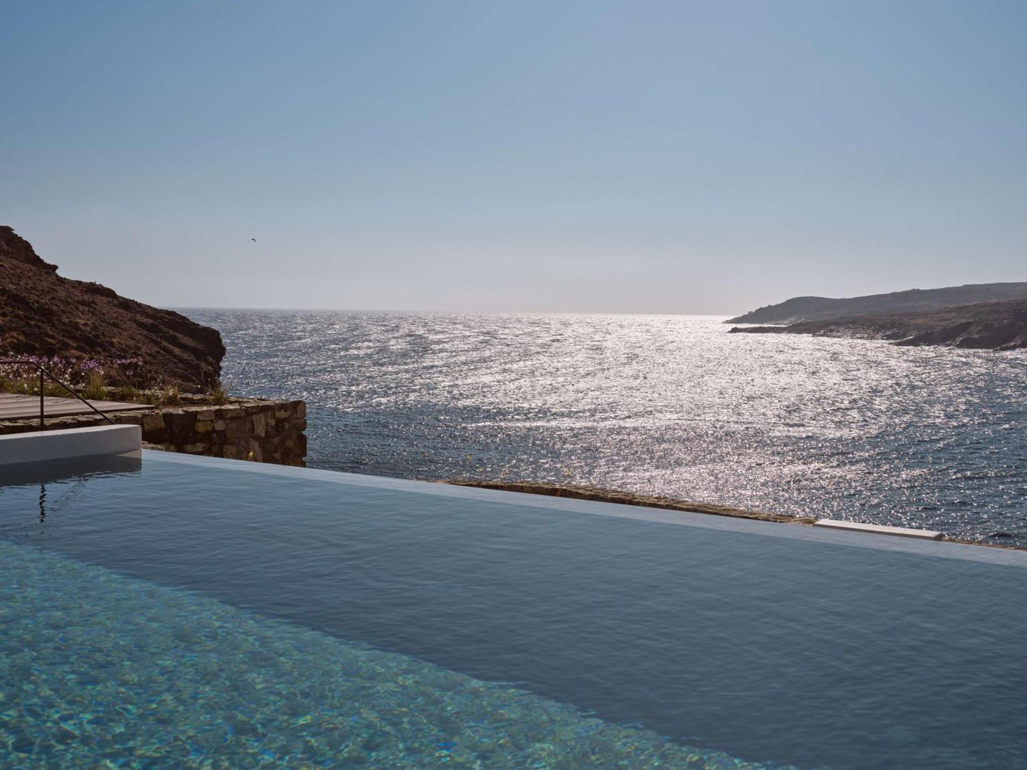 Semeli Coast Mykonos Curio Collection By Hilton Hotel Merchia Beach Exterior photo