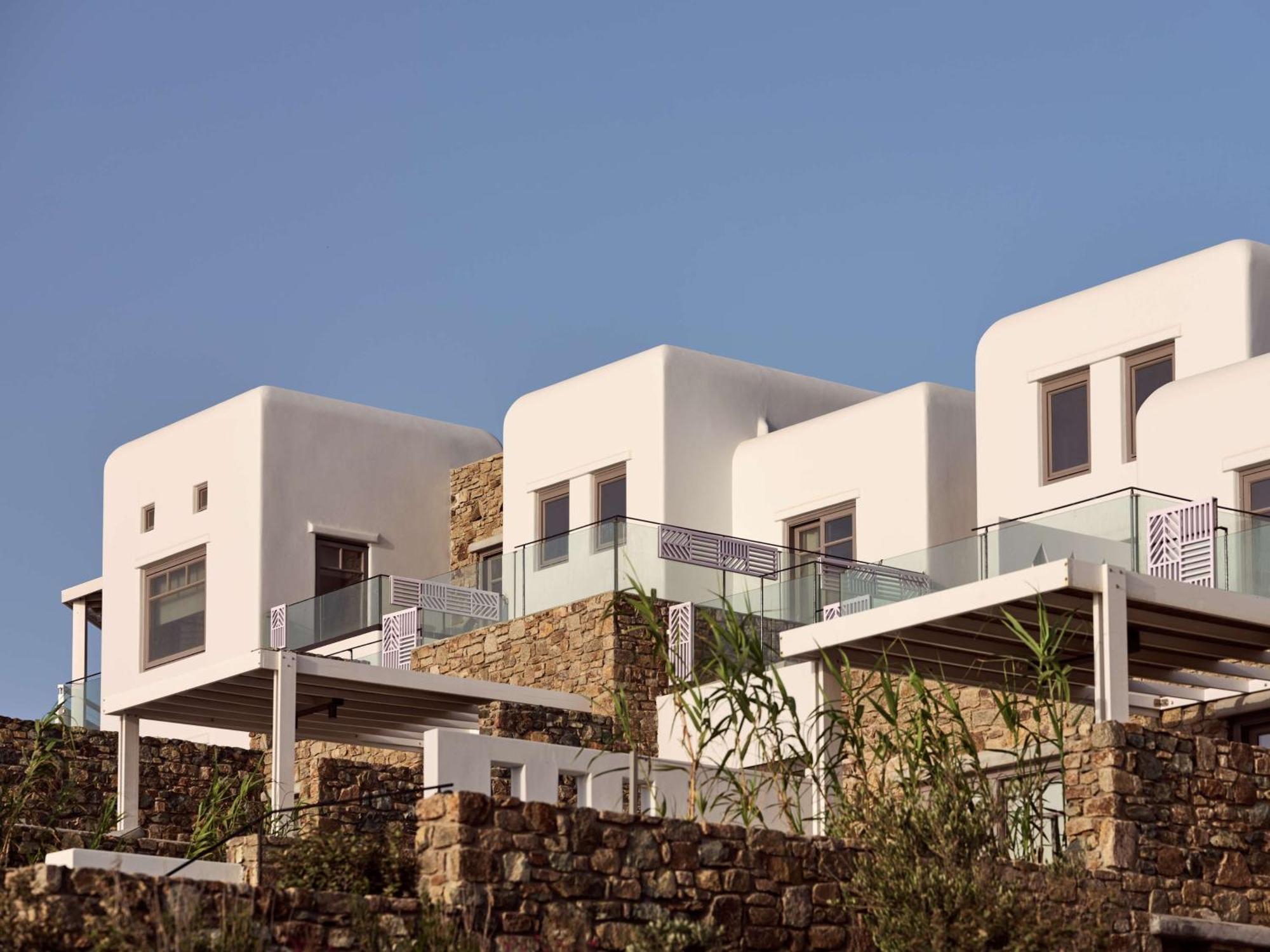 Semeli Coast Mykonos Curio Collection By Hilton Hotel Merchia Beach Exterior photo
