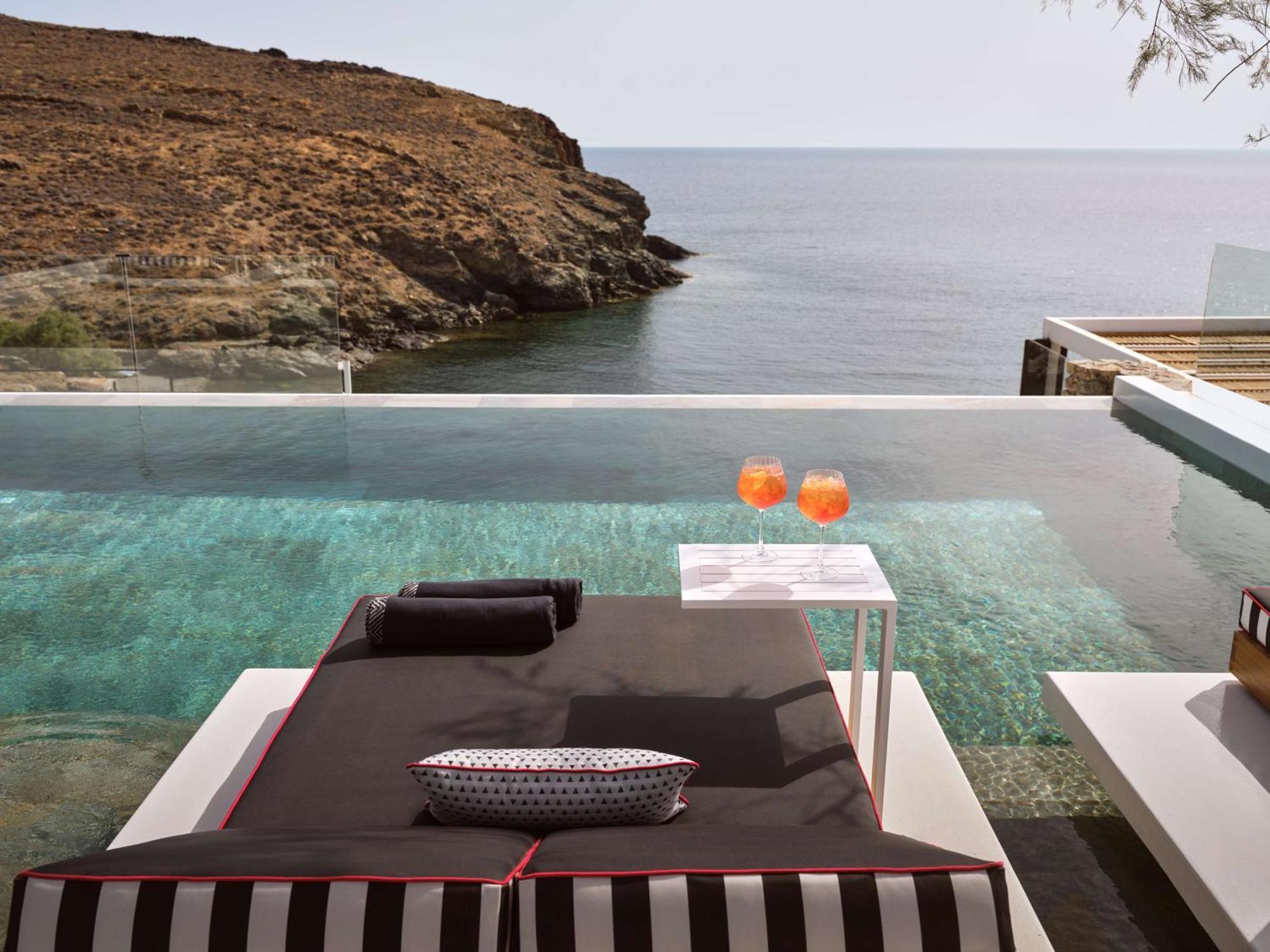 Semeli Coast Mykonos Curio Collection By Hilton Hotel Merchia Beach Exterior photo