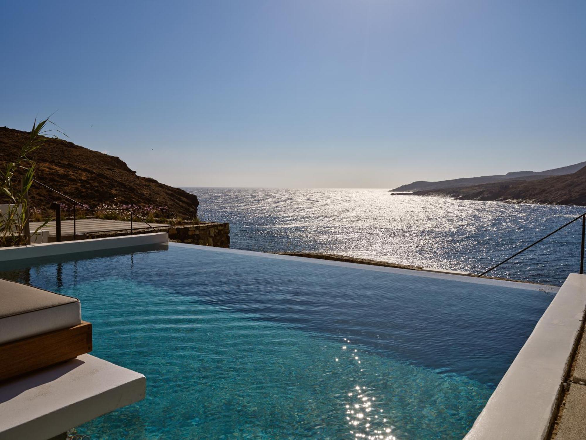 Semeli Coast Mykonos Curio Collection By Hilton Hotel Merchia Beach Exterior photo
