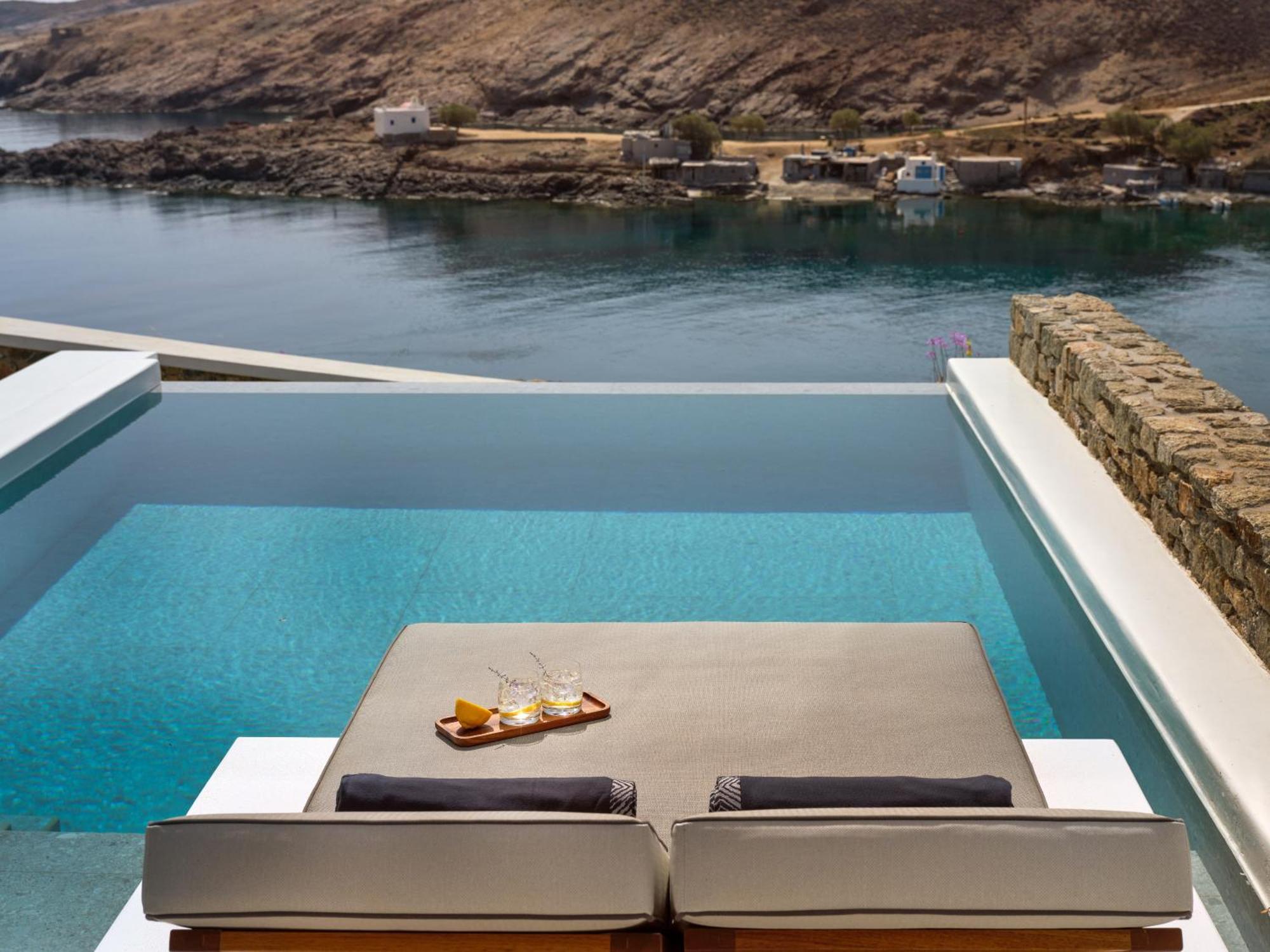 Semeli Coast Mykonos Curio Collection By Hilton Hotel Merchia Beach Exterior photo
