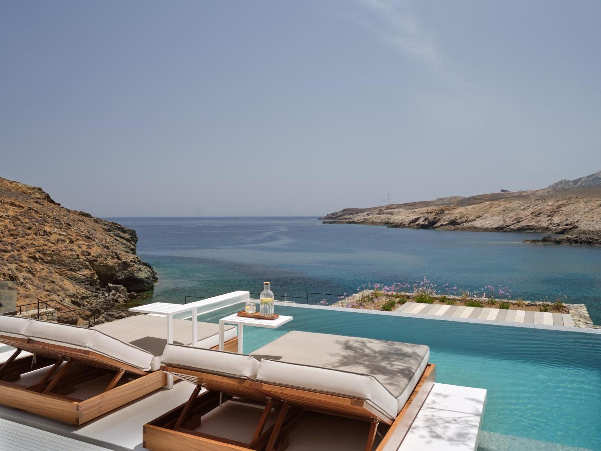 Semeli Coast Mykonos Curio Collection By Hilton Hotel Merchia Beach Exterior photo