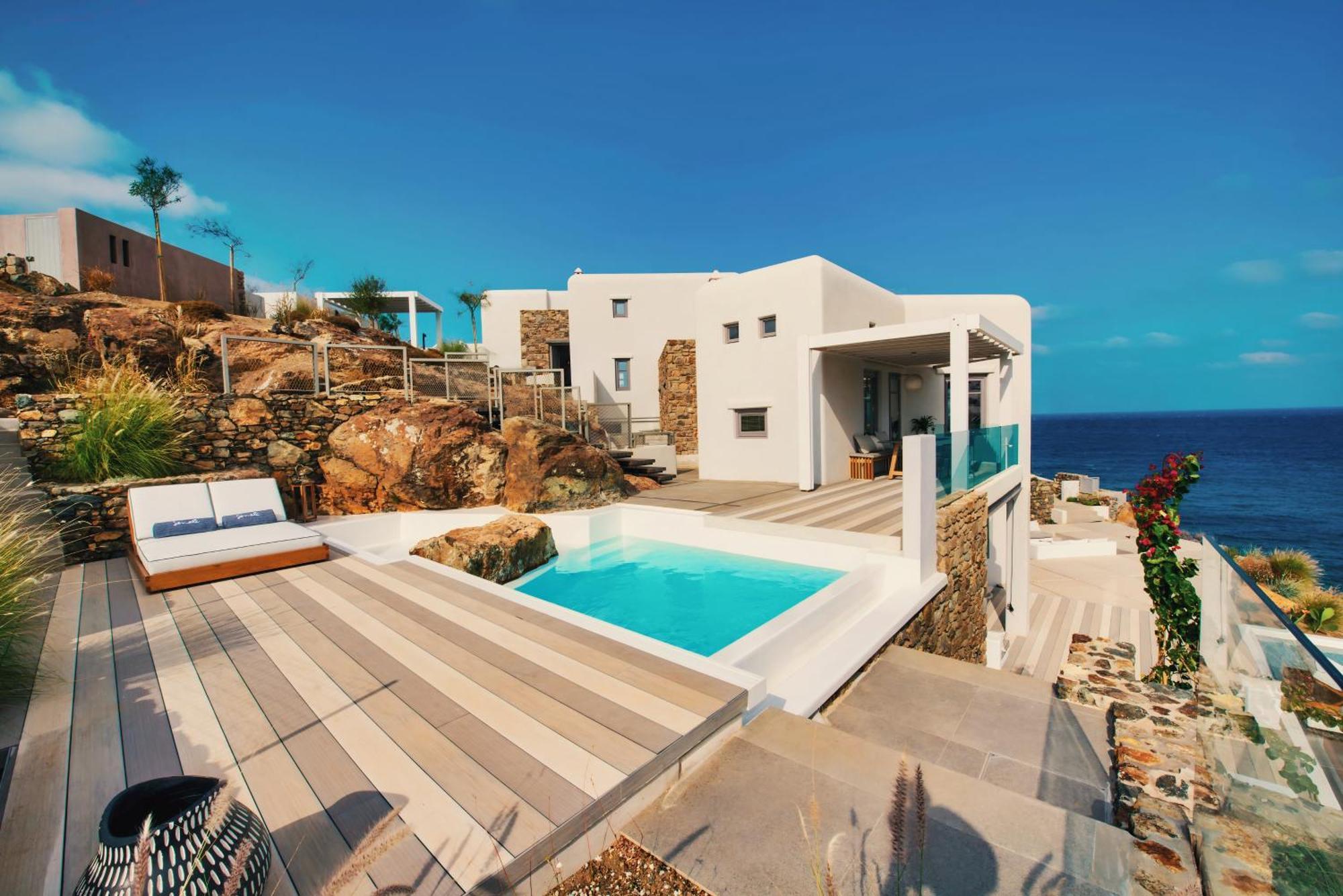 Semeli Coast Mykonos Curio Collection By Hilton Hotel Merchia Beach Exterior photo